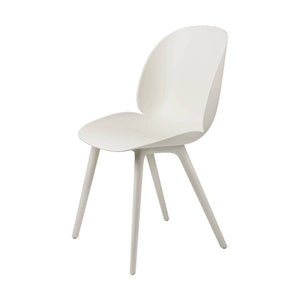 Beetle Dining Chair - Monochrome - Plastic Base Chairs Gubi Alabaster White 