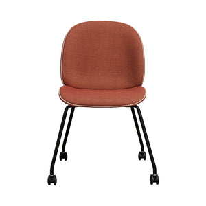 Beetle Meeting Chair 4 Legs with Castors - Fully Upholstered