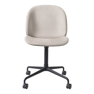 Beetle Meeting Chair 4-Star Base with Castors - Front Upholstered