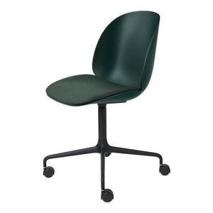 Beetle Meeting Chair 4-Star Base with Castors - Seat Upholstered