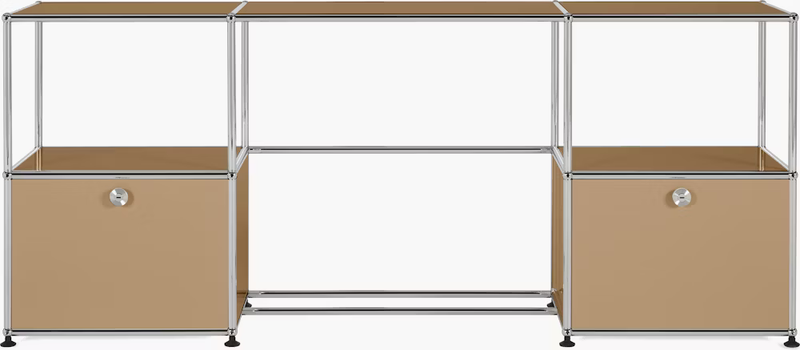 USM Haller Double Storage Desk