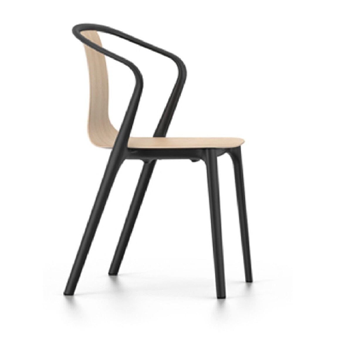 Belleville Armchair Wood Side/Dining Vitra 