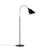 Bellevue Floor Lamp AJ7 Floor Lamps &Tradition Black and Brass 