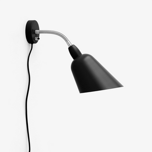 Bellevue Wall Lamp AJ9 wall lamp &Tradition Black and Steel 