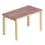 Bench 153B ColoRing Benches Artek Natural lacquered Legs, seat pink/ purple ColoRing 