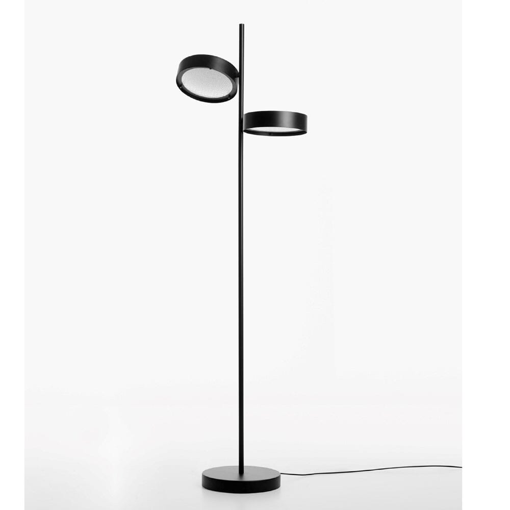 Berlin Floor Lamp Floor Lamps Oluce Matt Black 