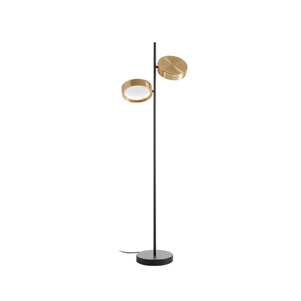 Berlin Floor Lamp Floor Lamps Oluce Anodized Brass 