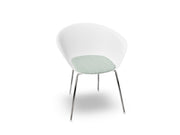 Duna 02 Four Leg Chair With Seat Cushion Chairs Arper 