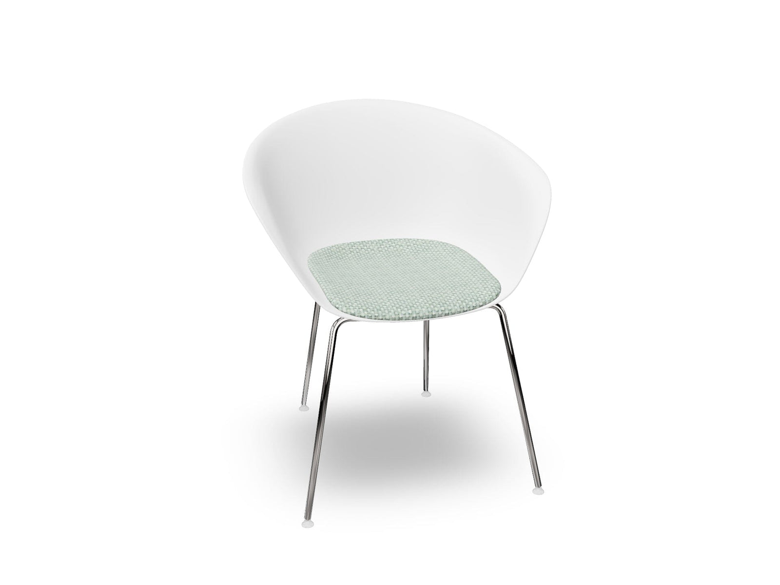 Duna 02 Four Leg Chair With Seat Cushion Chairs Arper 