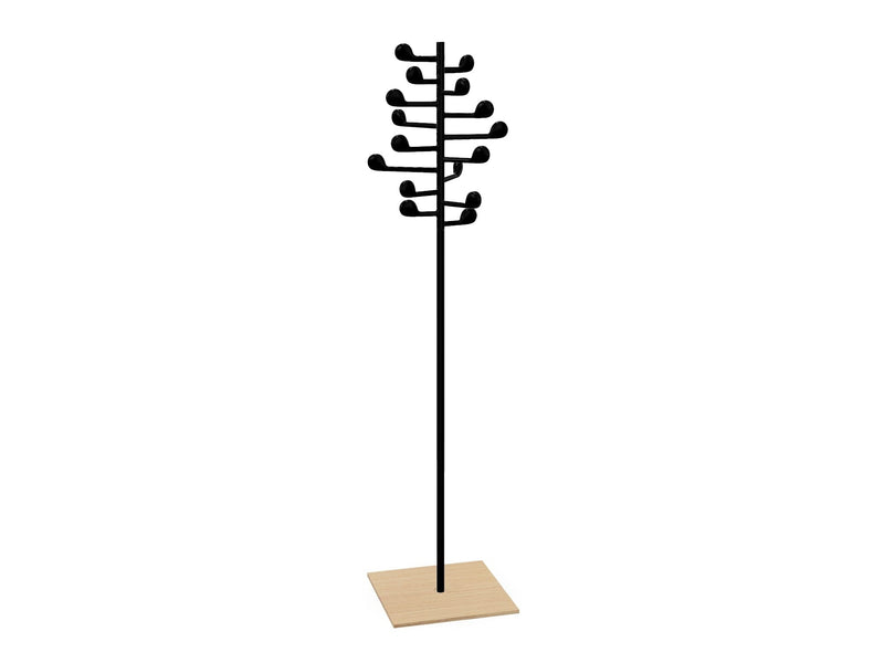 Song Coat Rack Coat Hooks Arper song 16-hook coat stand +$228.00 natural oak veneer +$206.00 