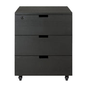 Billy Drawer Unit storage Ethnicraft Oak Black 