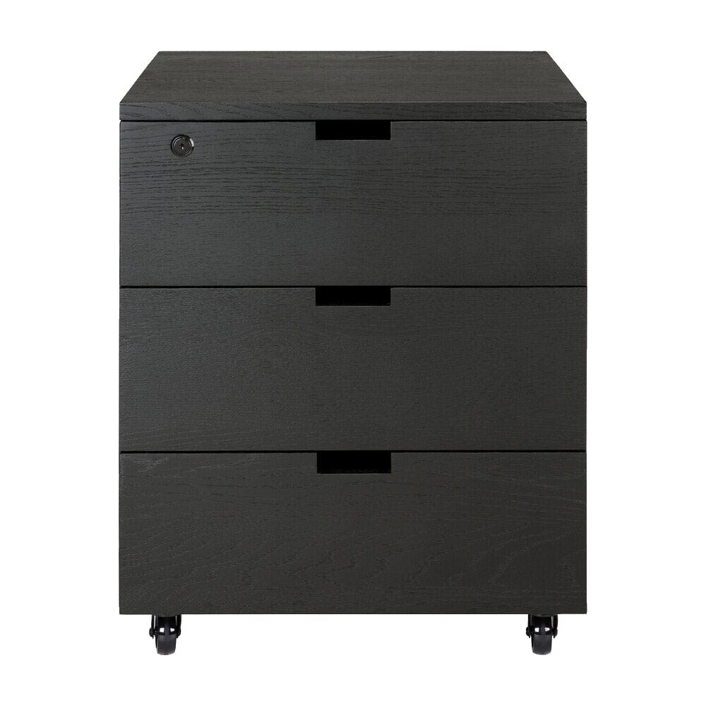 Billy Drawer Unit storage Ethnicraft Oak Black 