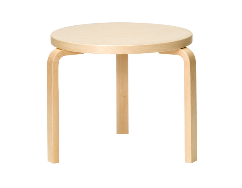 Table 90D Dining Tables Artek Top Birch Veneer | Legs and Edge Band Natural Lacquered + $50.00 