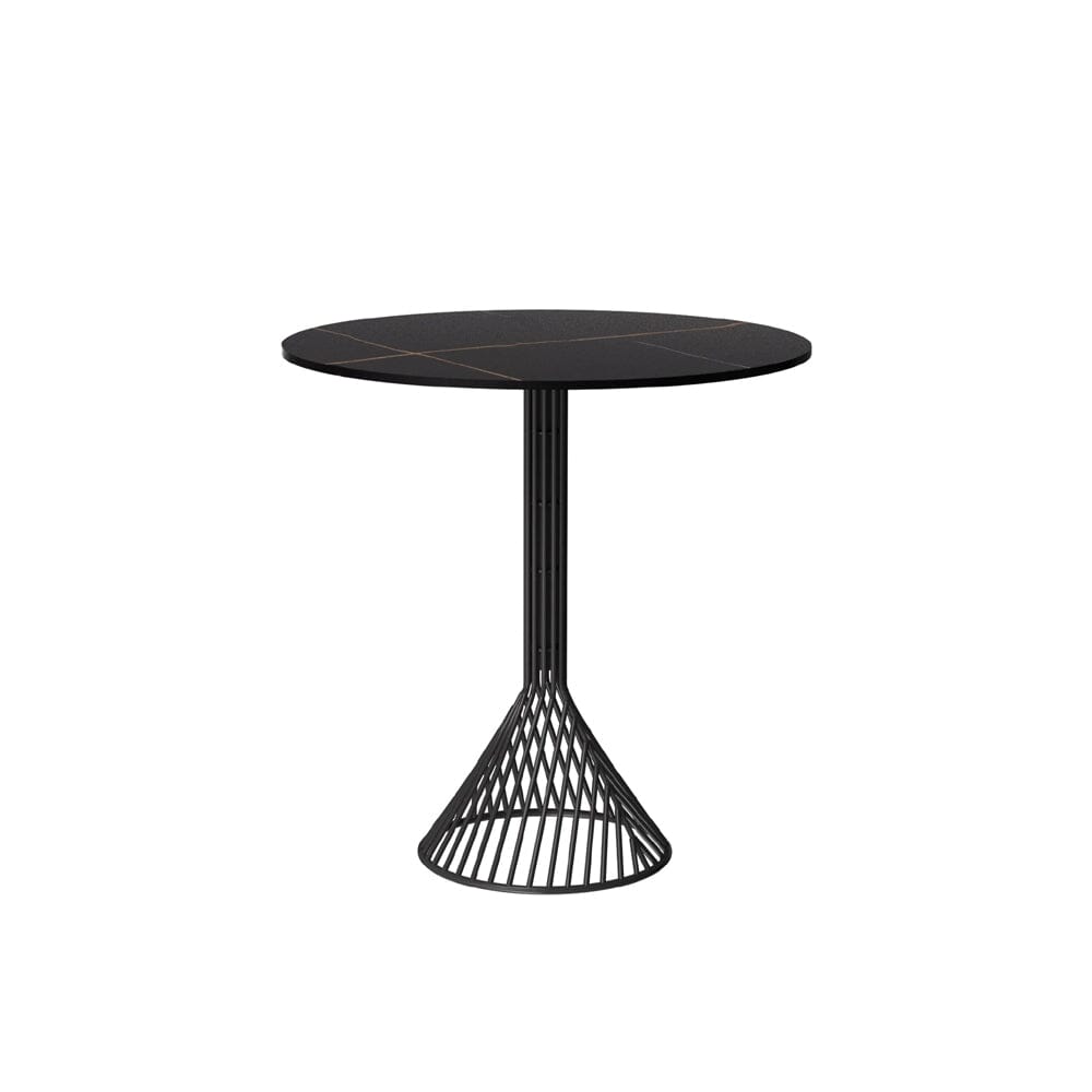 Bistro Cafe Table Coffee Tables Bend Goods Black Ceramic Stone Black 