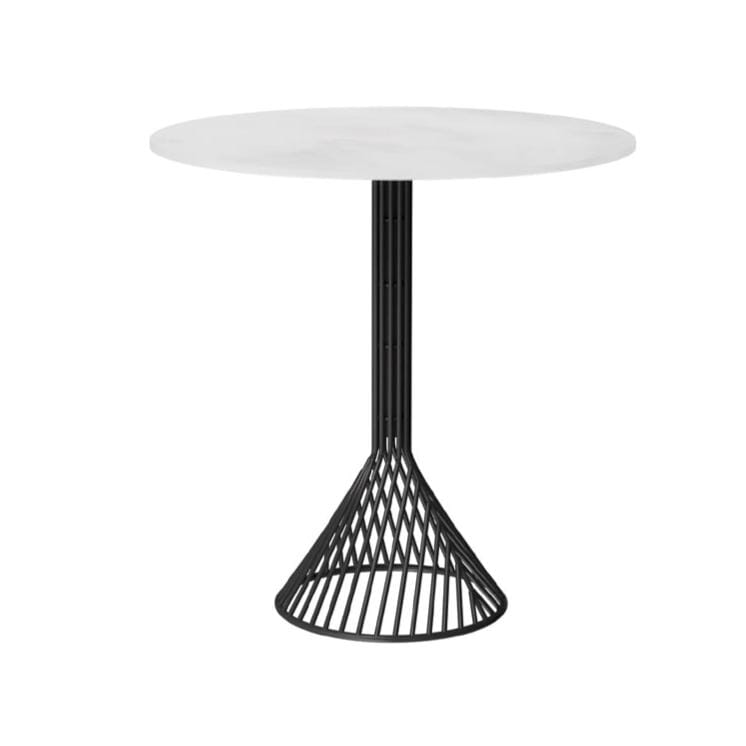 Bistro Cafe Table Coffee Tables Bend Goods Black Ceramic Stone White 