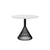 Bistro Table table Bend Goods Black Ceramic Stone White +$400 