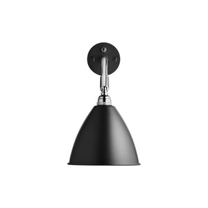 BL7 Wall Lamp - Hardwired wall / ceiling lamps Gubi Chrome/Black Semi Matt 