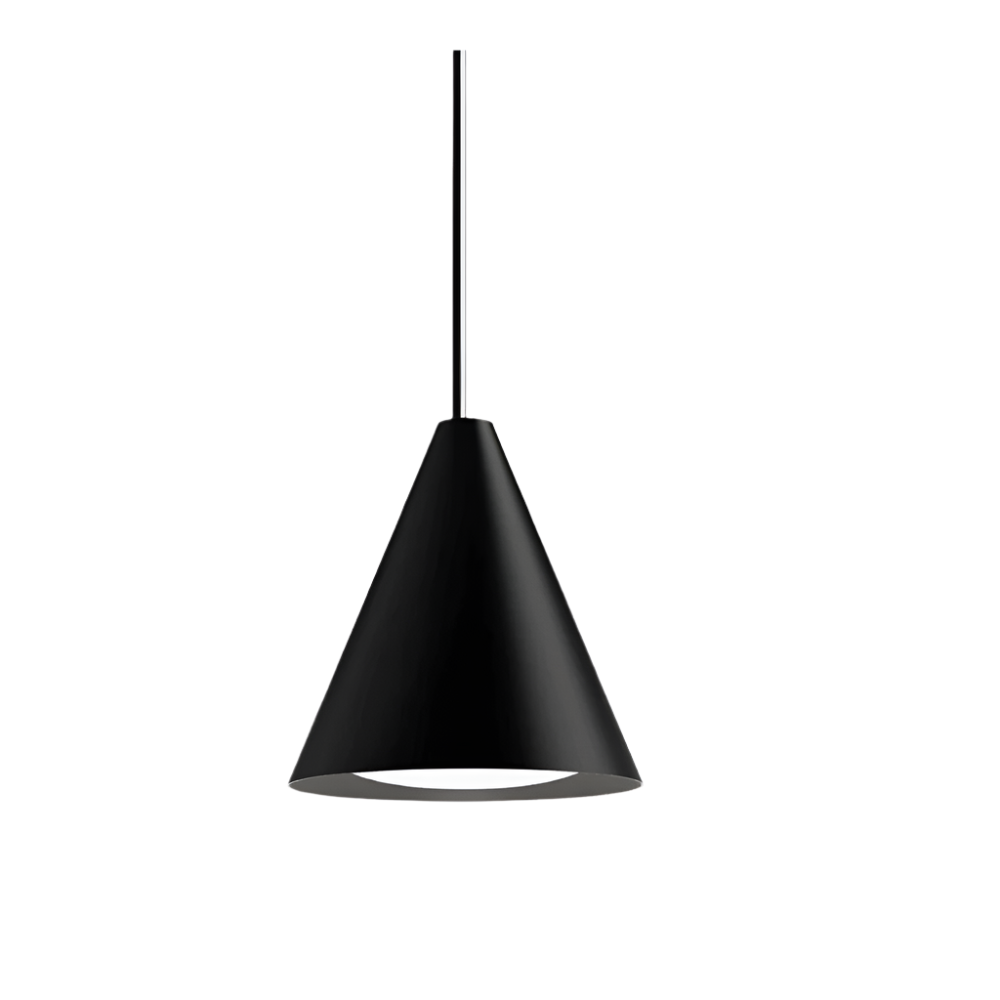 Keglen LED Pendant Pendant Lights Louis Poulsen Black 10 in LED 2700K