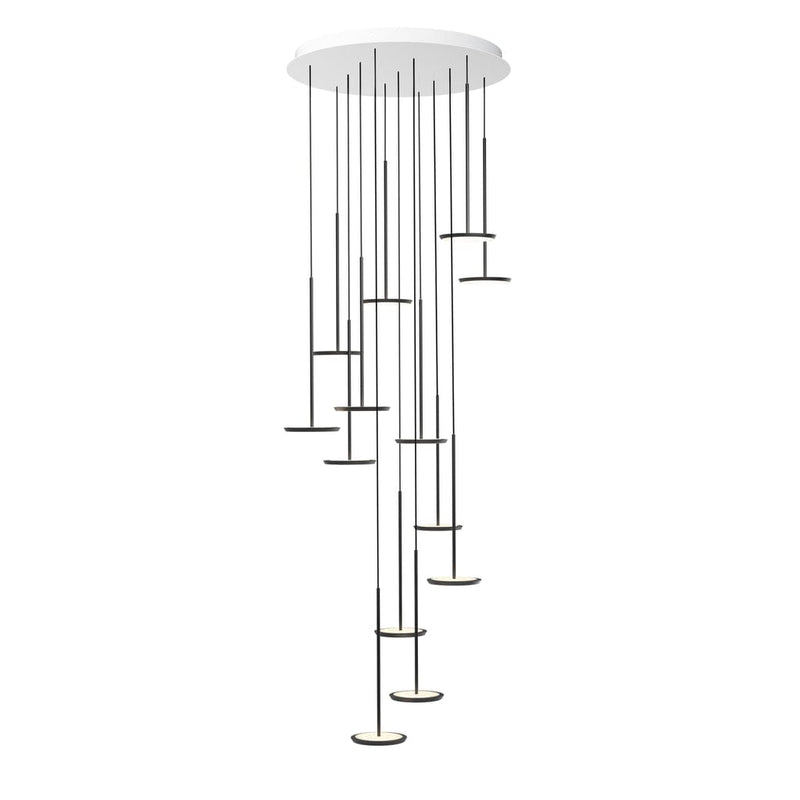 Sky Solo Chandelier Pendant Lights Pablo 13 - Matte Black 