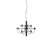 2097 Chandelier Suspension Lamp Pendant Lights Flos Matte Black LED 18 Bulb Pendant