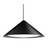 Keglen LED Pendant Pendant Lights Louis Poulsen Black 26 in LED 2700K