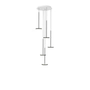 Sky Solo Chandelier Pendant Lights Pablo 5 - Matte Black 
