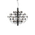 2097 Chandelier Suspension Lamp Pendant Lights Flos Matte Black LED 50 Bulb Pendant