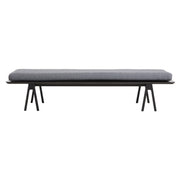 Level Daybed Beds Woud Black Painted Oak Without Pillow Dark Brown: Alpine 65