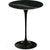 Saarinen Side Table - 16" Round side/end table Knoll Black Black Andes, Granite 