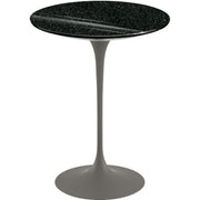 Saarinen Side Table - 16" Round side/end table Knoll Grey Black Andes, Granite 