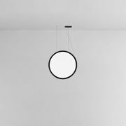 Discovery Vertical Suspension Extended Length Pendant Lights Artemide 100 Black Dimmable 2-Wire/0-10V