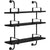 Demon Shelf storage Gubi Black Stained Ash Small 3 Shelves