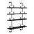 Demon Shelf storage Gubi Black Stained Ash Small 4 Shelves