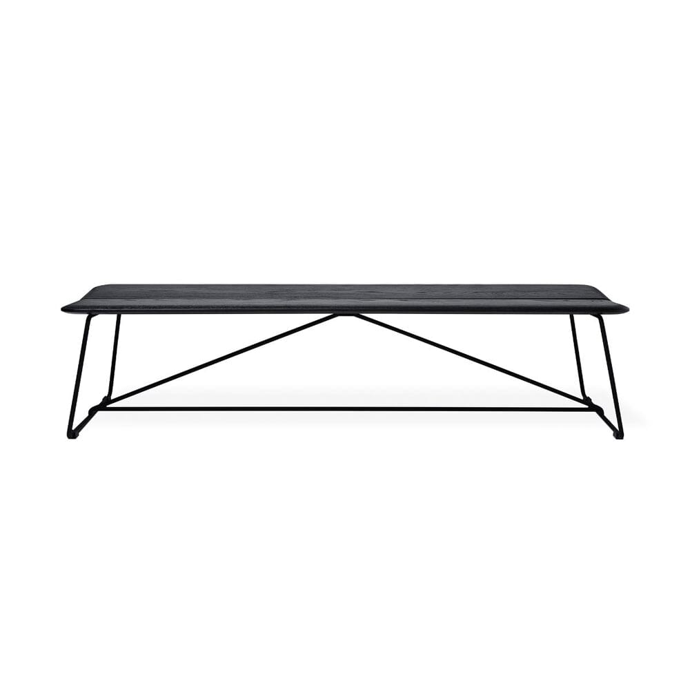 Aero Bench Benches Gus Modern Black Ash 