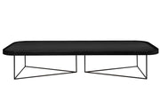 Porter Rectangle Coffee Table Coffee table Gus Modern Black Ash & Black 