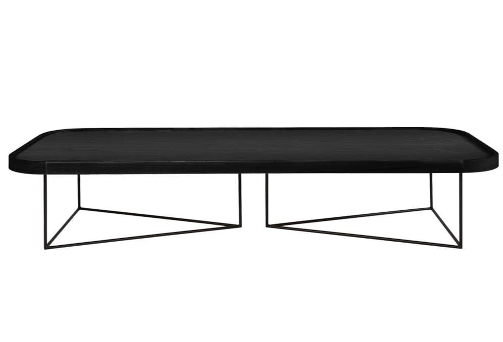 Porter Rectangle Coffee Table Coffee table Gus Modern Black Ash & Black 