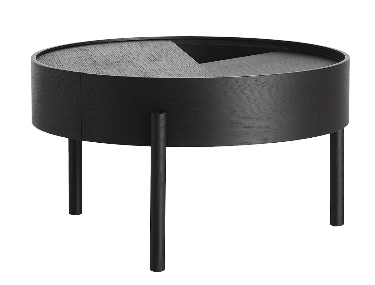 Arc Coffee Table Coffee table Woud Small Black Painted Ash 