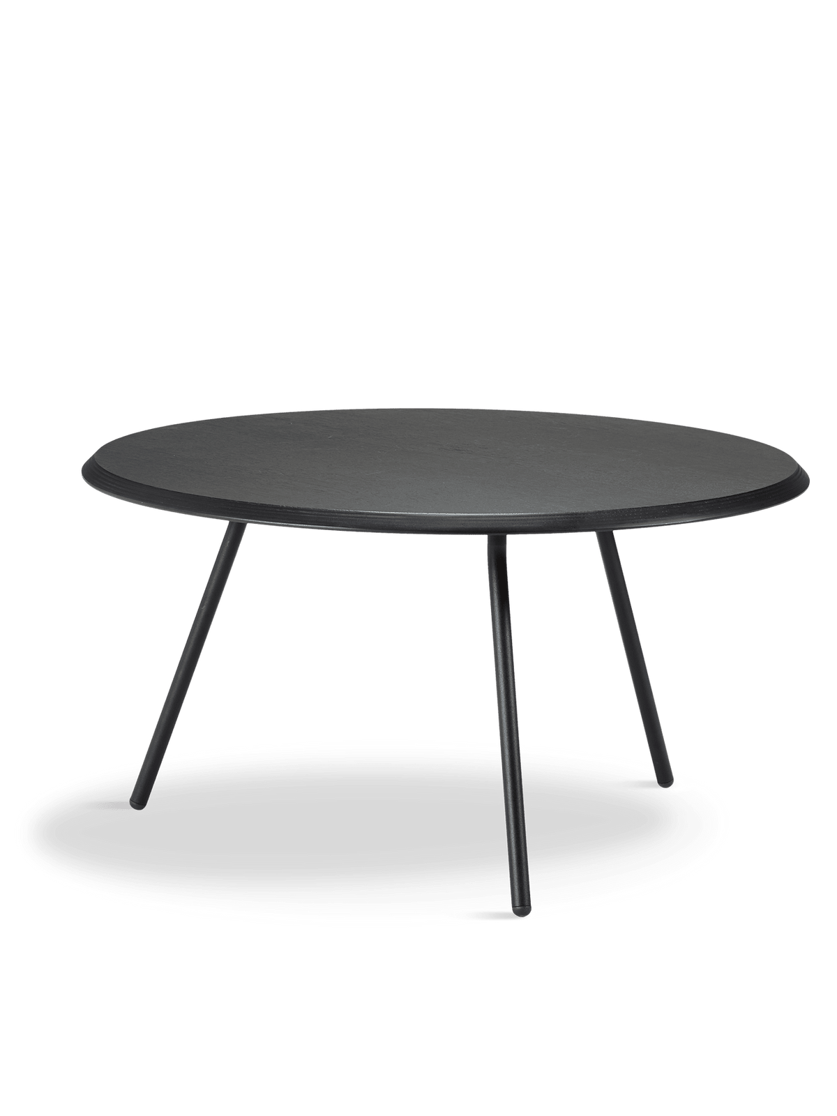 Soround Coffee Table Coffee table Woud Black Painted Ash Large - 29.5&quot; Low