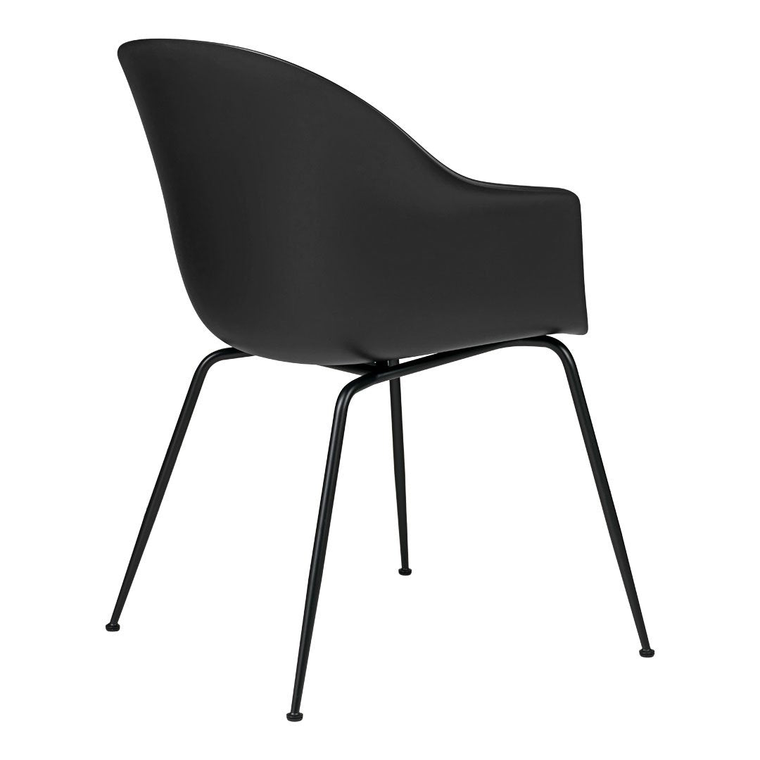 Bat Conic Base Dining Chair - Unupholstered