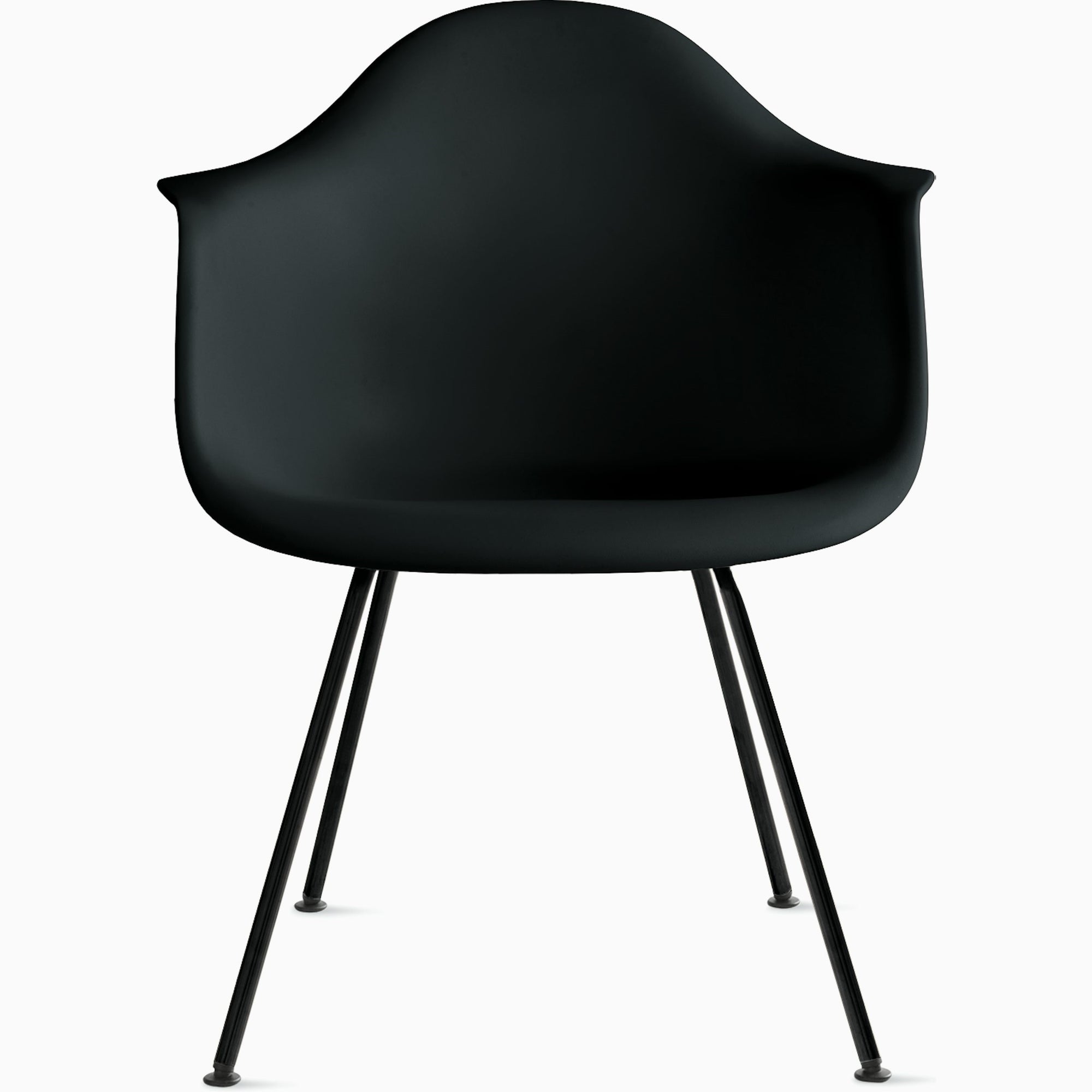 Eames  Molded Plastic Arm Chair with 4 legged Base