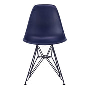 Eames Molded Plastic Side Chair, Herman Miller x HAY Side/Dining herman miller Black Blue 