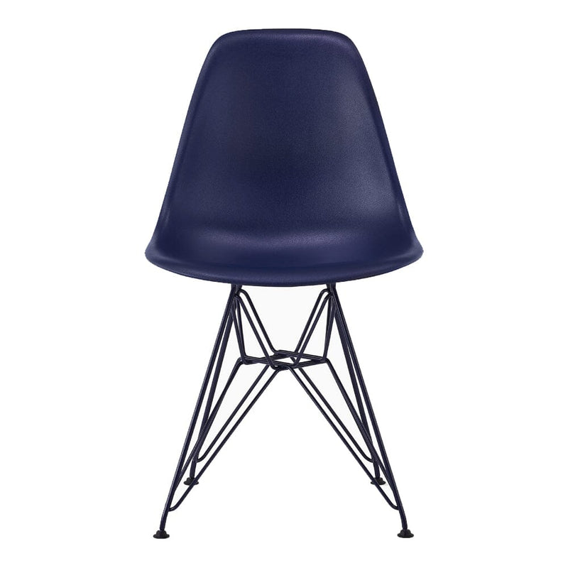 Eames Molded Plastic Side Chair, Herman Miller x HAY Side/Dining herman miller Black Blue 