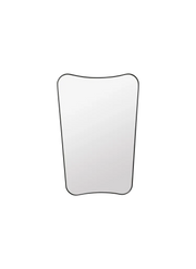 F.A. 33 Rectangular Wall Mirror mirror Gubi Small 54 x 80 cm Black Brass 