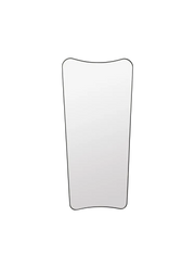 F.A. 33 Rectangular Wall Mirror mirror Gubi Large 70 x 146 cm Black Brass 