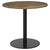 1.0 Round Dining Table Dining Tables Gubi Small Black base Brown Emperador Marble