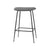 Beetle Counter Stool - Fully Upholstered Stools Gubi Conic Black Chrome Base 