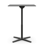 Super Fold High Table Tables Vitra Rectangular Black Solid-Core Material 