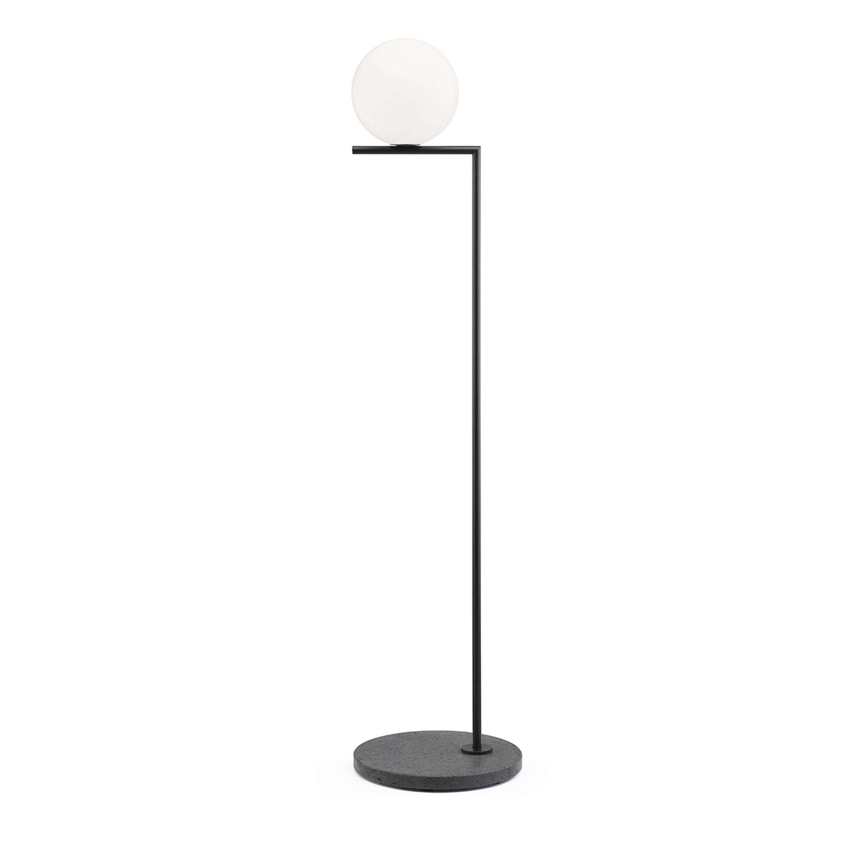IC Lights Outdoor Floor Lamp Outdoor Lighting Flos F1 - 53&quot; H Black / Black Lava 