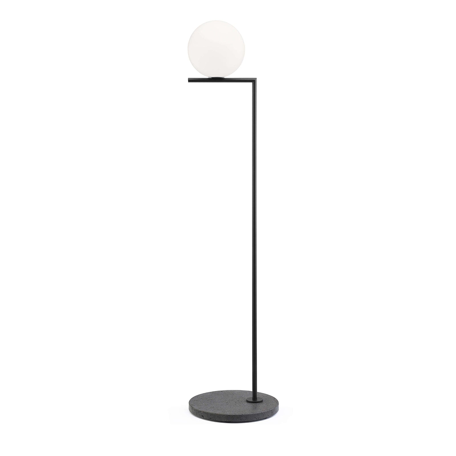 IC Lights Outdoor Floor Lamp Outdoor Lighting Flos F1 - 53" H Black / Black Lava 