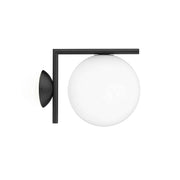 IC Lights Outdoor Wall Sconce Lighting Flos Small Black 
